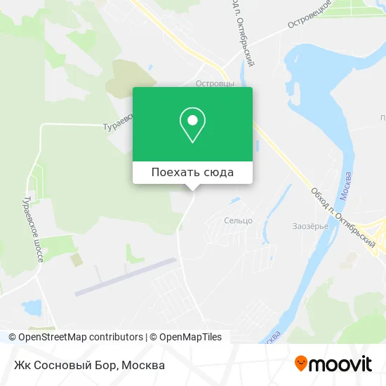 Карта Жк Сосновый Бор