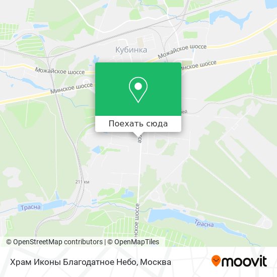 Карта Храм Иконы Благодатное Небо