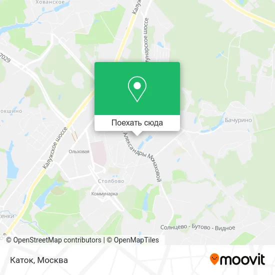 Карта Каток