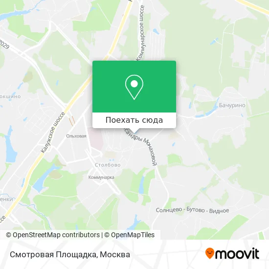 Карта Смотровая Площадка