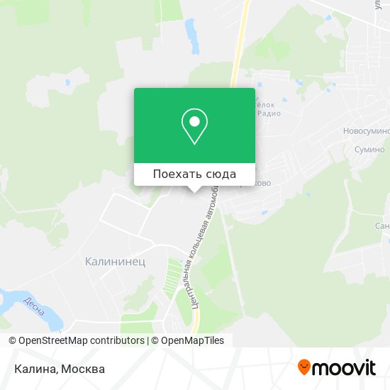 Карта Калина