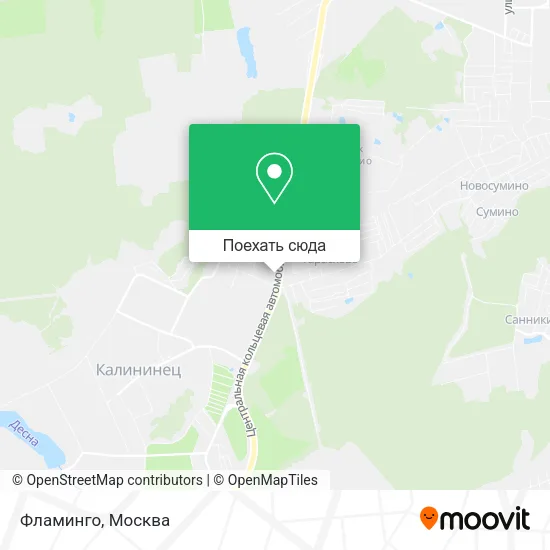 Карта Фламинго