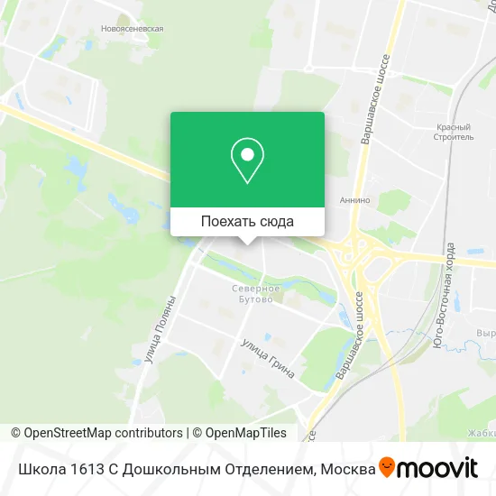 Карта Школа 1613 С Дошкольным Отделением