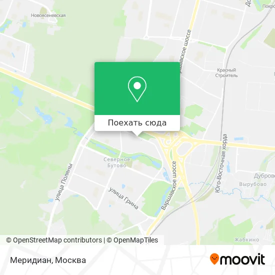 Карта Меридиан