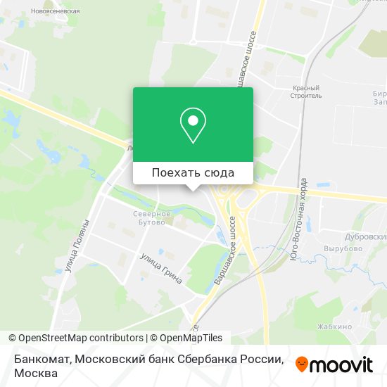 Карта Банкомат, Московский банк Сбербанка России
