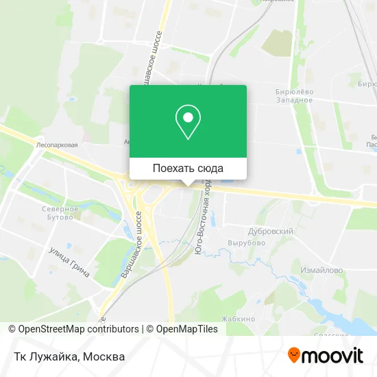 Карта Тк Лужайка