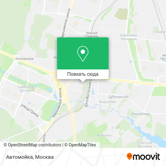 Карта Автомойка