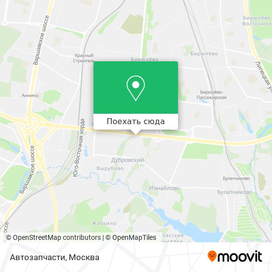 Карта Автозапчасти