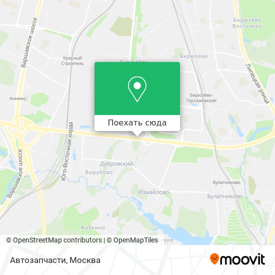 Карта Автозапчасти