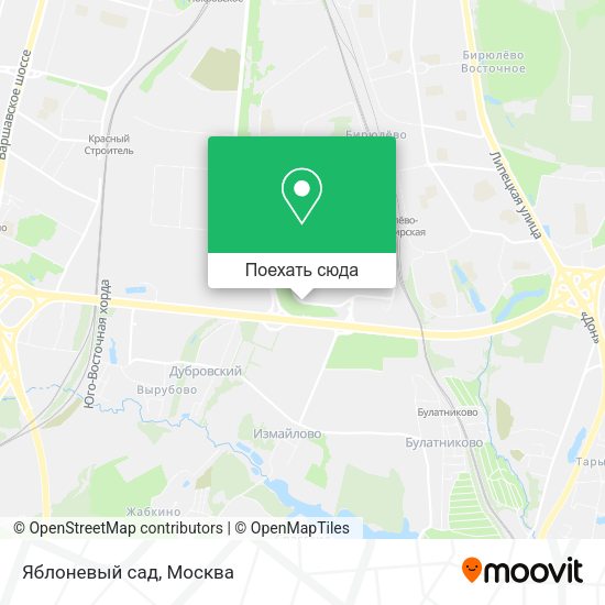 Карта Яблоневый сад