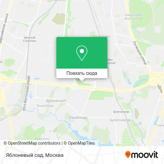 Карта Яблоневый сад