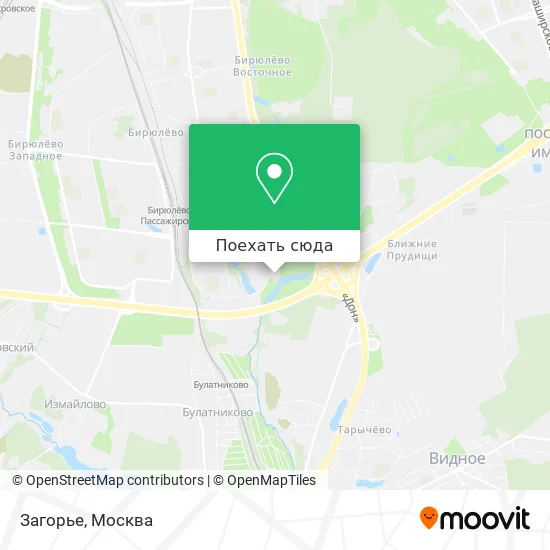 Карта Загорье