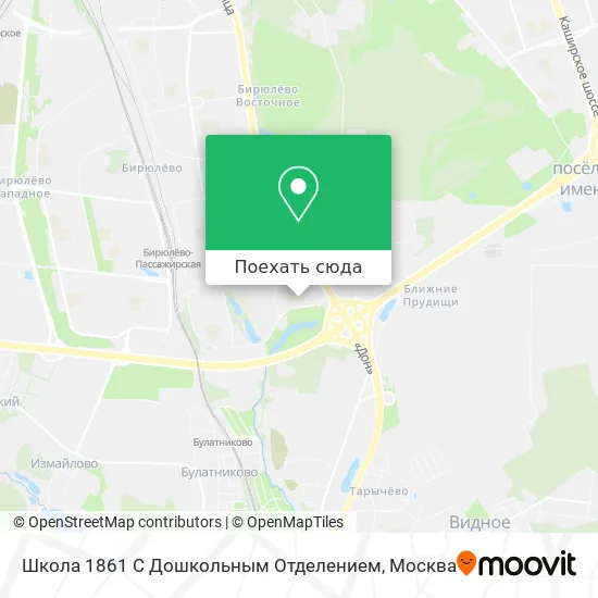 Карта Школа 1861 С Дошкольным Отделением