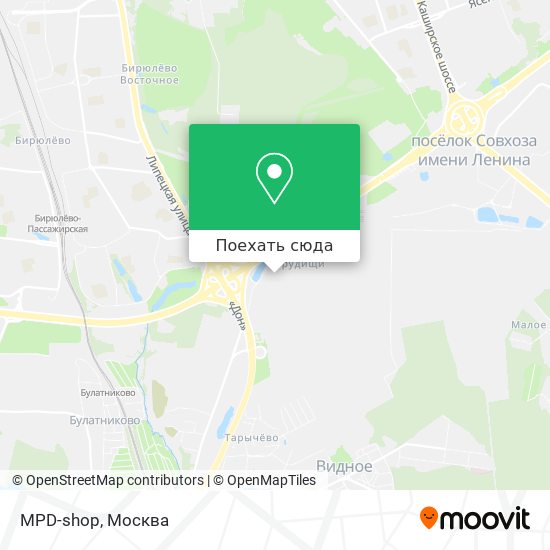 Карта MPD-shop