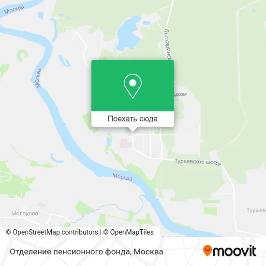 Карта Отделение пенсионного фонда