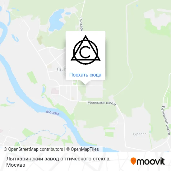 Карта Лыткаринский завод оптического стекла