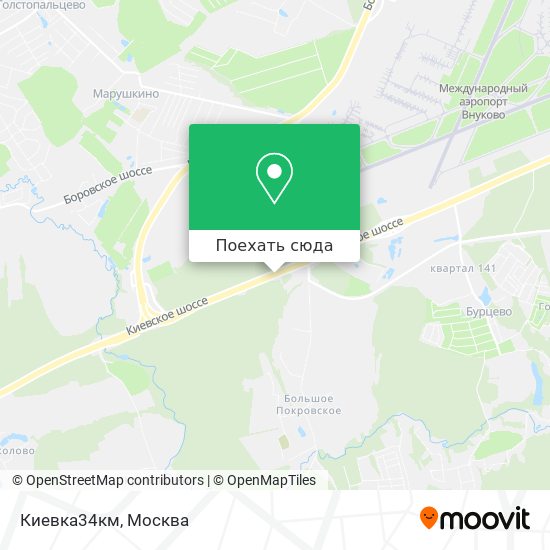 Карта Киевка34км
