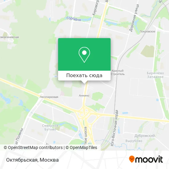 Карта Октябрьская