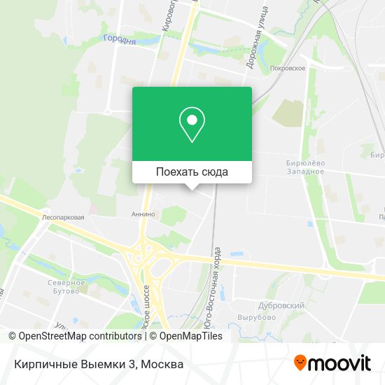 Карта Кирпичные Выемки 3