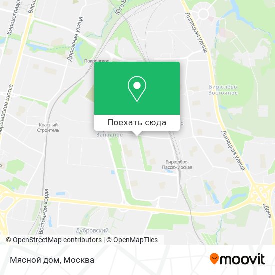 Карта Мясной дом