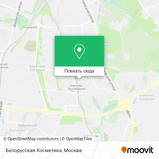 Карта Белорусская Косметика