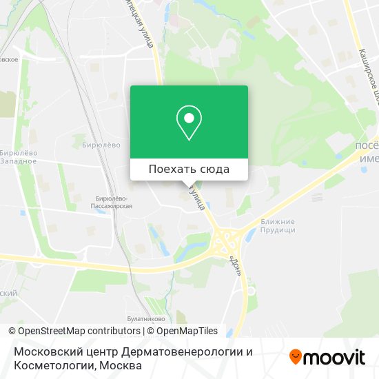 Карта Московский центр Дерматовенерологии и Косметологии