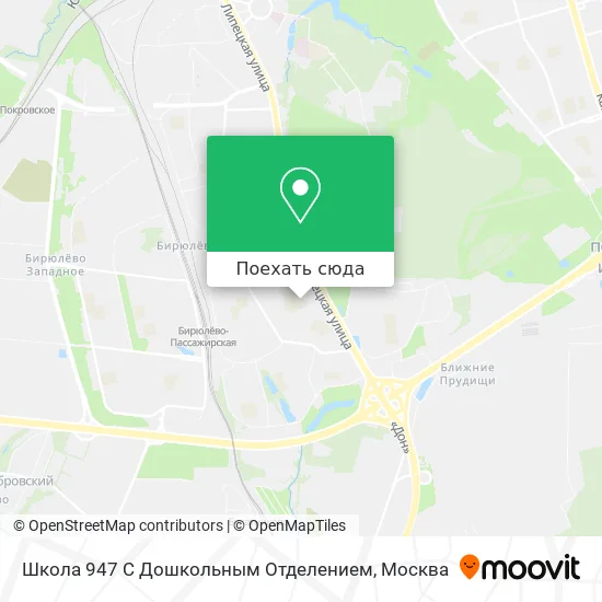 Карта Школа 947 С Дошкольным Отделением