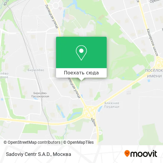 Карта Sadoviy Centr S.A.D.