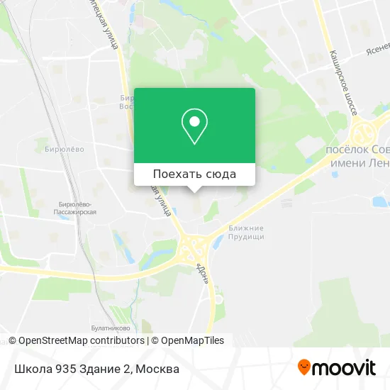 Карта Школа 935 Здание 2