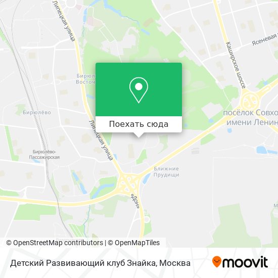 Карта Детский Развивающий клуб Знайка