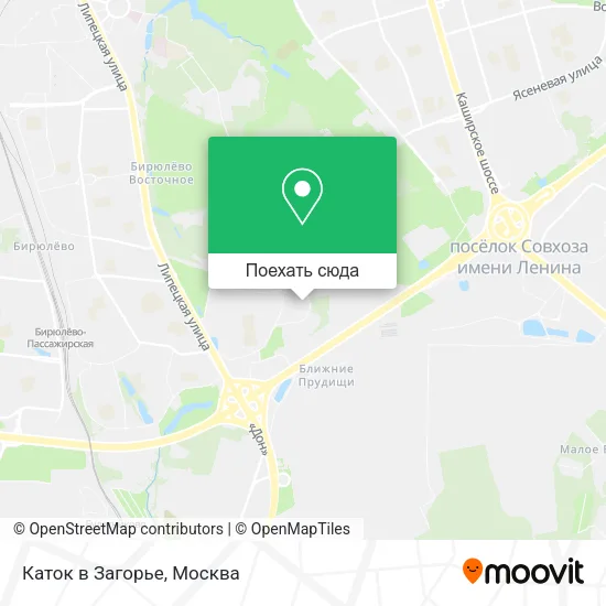 Карта Каток в Загорье