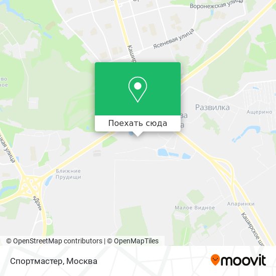 Карта Спортмастер