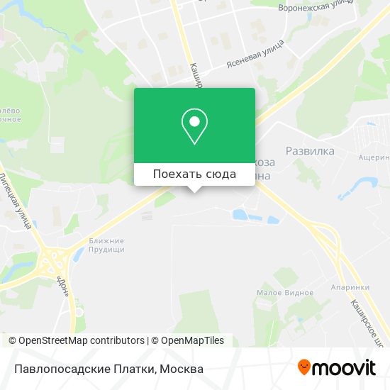 Карта Павлопосадские Платки