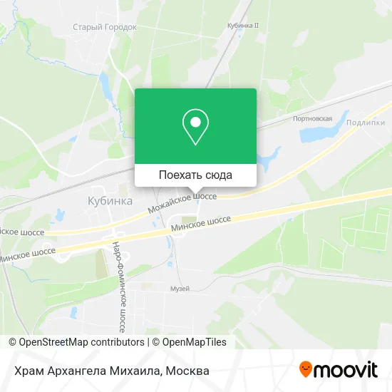 Карта Храм Архангела Михаила
