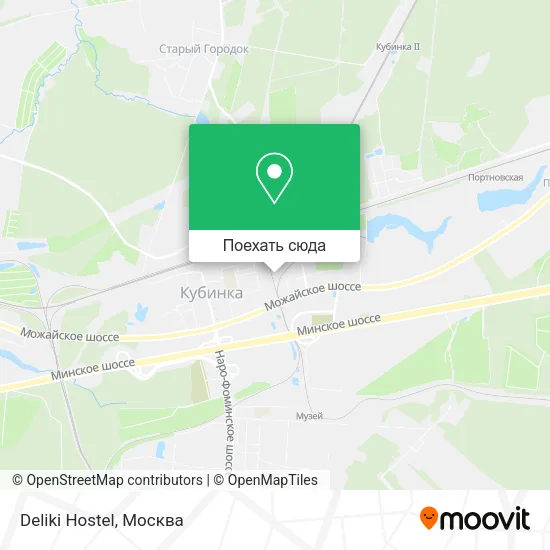 Карта Deliki Hostel