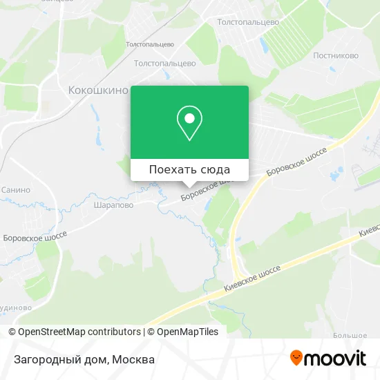 Карта Загородный дом