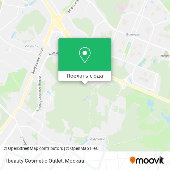 Карта Ibeauty Cosmetic Outlet
