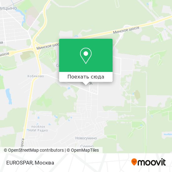 Карта EUROSPAR