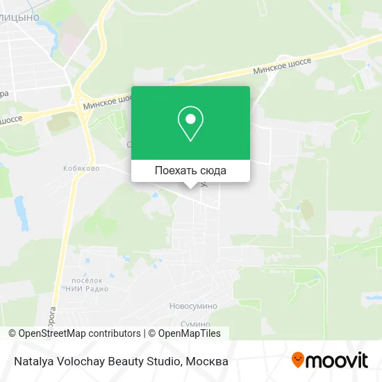 Карта Natalya Volochay Beauty Studio