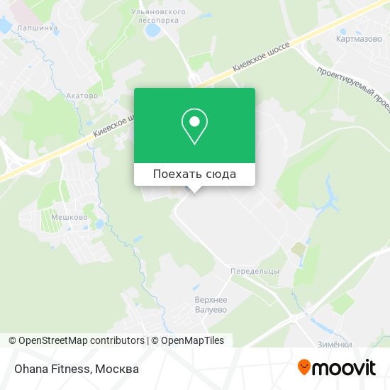 Карта Ohana Fitness