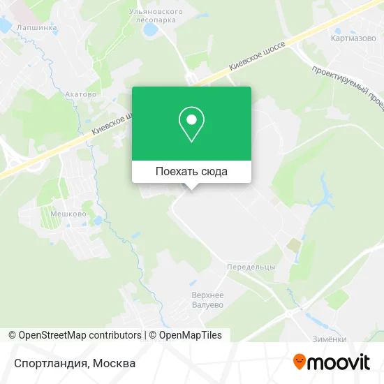 Карта Спортландия