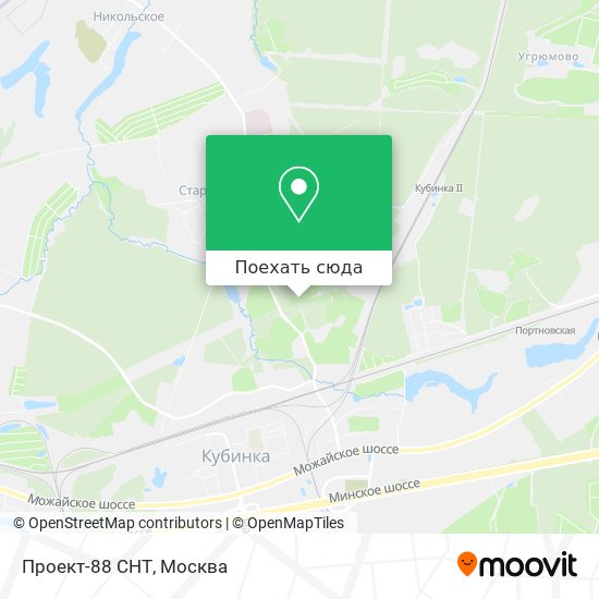 Карта Проект-88 СНТ