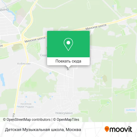 Карта Детская Музыкальная школа