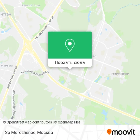 Карта Sp Morozhenoe