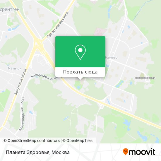 Карта Планета Здоровья