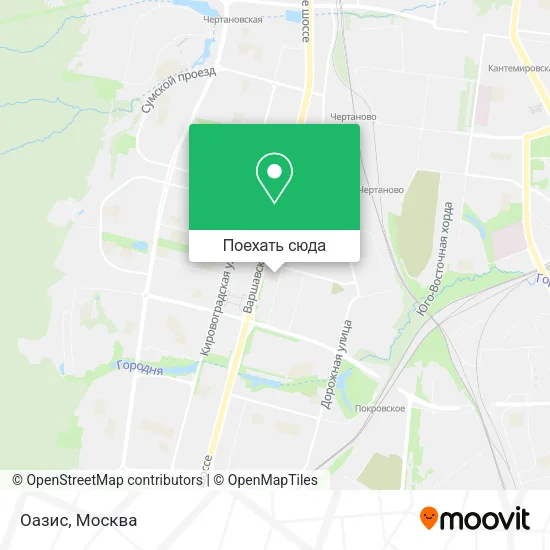 Карта Оазис