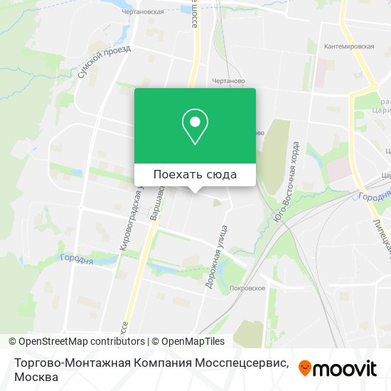 Карта Торгово-Монтажная Компания Мосспецсервис