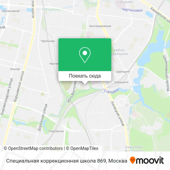 Карта Специальная коррекционная школа 869
