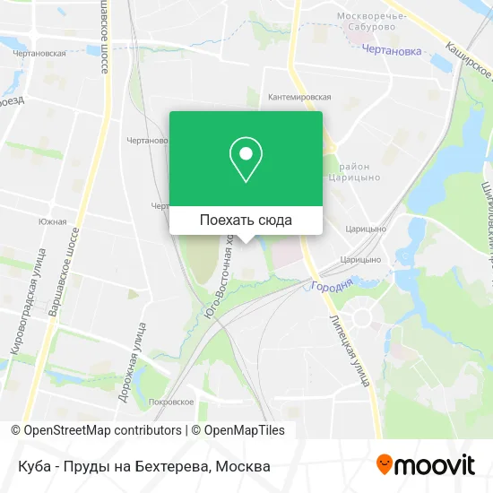 Карта Куба - Пруды на Бехтерева