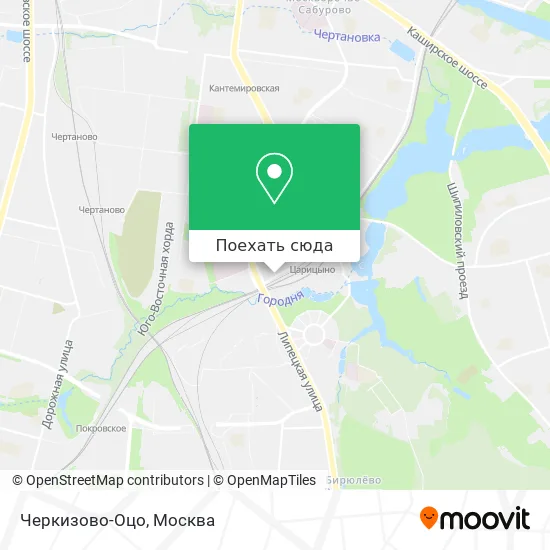 Карта Черкизово-Оцо